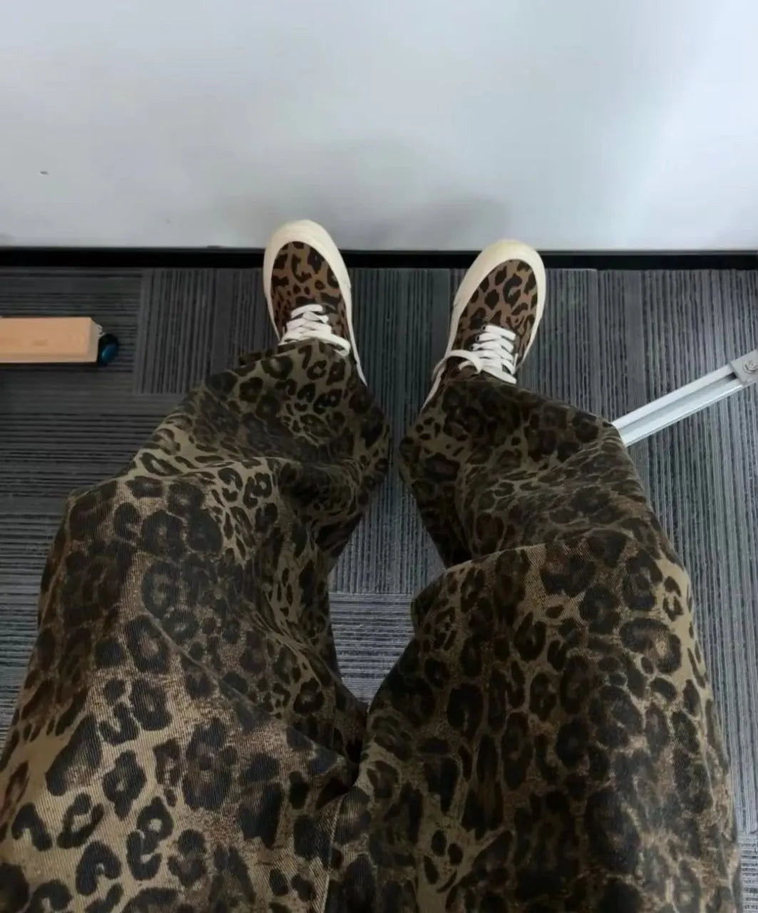 Leopard Print Jeans